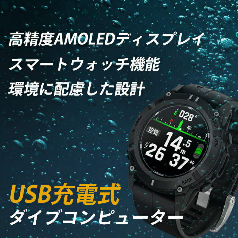 【期間限定10%OFF！7/14まで】 GARMIN ダイブコンピュータ Descent G2 ガーミン ダ...