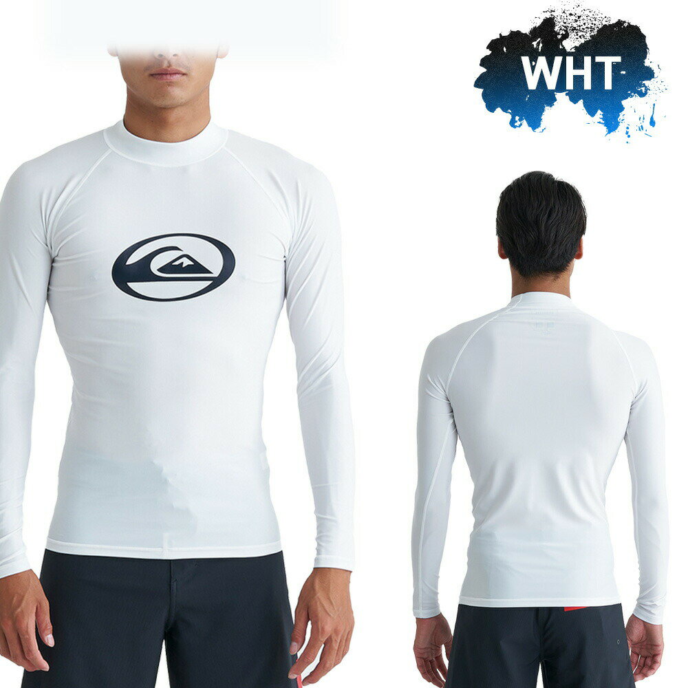 マラソンP10倍 QUIKSILVER クイックシルバー ラッシュガード ウェットスーツ インナー サーフィン メンズ 速乾 ストレッチ UPF50+ 長袖 QLY241023 SATURN LR ssq
