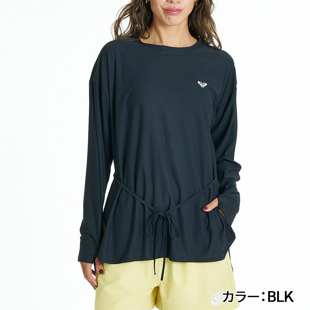 ロキシー ROXY ロングスリーブTシャツ 長袖ラッシュ UVカット 速乾 水陸両用 サム...