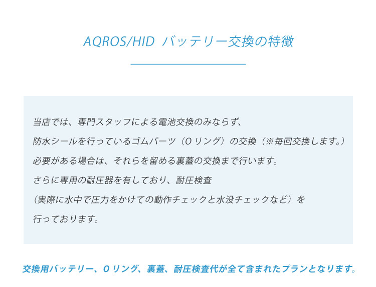 【特急プラン】ダイビング専門スタッフによる、ダイブコンピューター電池交換！