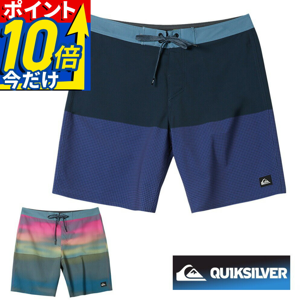 Rakuten - 【今だけポイント10倍】 QUIKSILVER クイックシルバー ボードショーツ サーフパンツ サーフショーツ サーフィン メンズ 撥水 ストレッチ ベルクロ 19インチ AQYBS03629 HIGHLINE STRAIGHT LEG 19 ssq