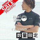 【在庫限り 特別価格】シーガル 3mm ウェットスーツ メンズ 半袖 ストレッチ ジャージ スキン バックジップ 保温性 日本人サイズ サーフィン SUP ダイ...