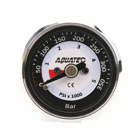 AQUATEC（アクアテック） Scuba Mini Pressure Gauge ミニプレッシャーゲージ 1stステージ用ゲージ [MG-100] 小型残圧計