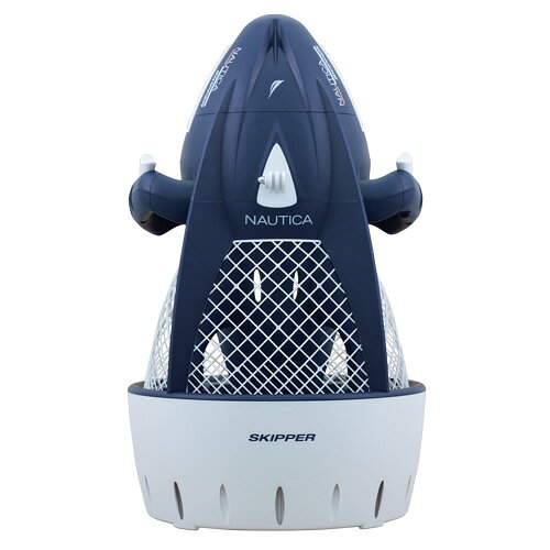 街のダイビング屋さん 楽天市場店のNAUTICA ノーティカ SEASCOOTERS シースクーター SKIPPER NAE23002EU 最大速度3.2km/h 通常使用時1.5時間走行可能 製品サイズ：(H)285X(L)283X(W)483mm 水中スクーター ダイビング スノーケリング 素潜り プール 湖 海｜アングル2