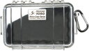 PELICAN（ペリカン） マイクロケース 1050 BLACK/CLEAR   携帯電話 デジカメケース 保護ケース スキューバダイビング ハードケース