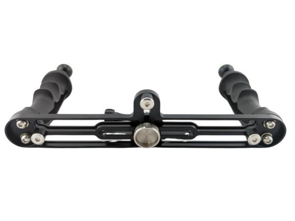 KRAKEN クラーケン アクションカメラ用デュアルハンドル トレイ [KR-TR09] ダブルアーム ダブルグリップ 軽量アルミ製 幅調整可能 ライト取付対応 水中カメラ 水中撮影 スキューバダイビング スノーケリング スキンダイビング