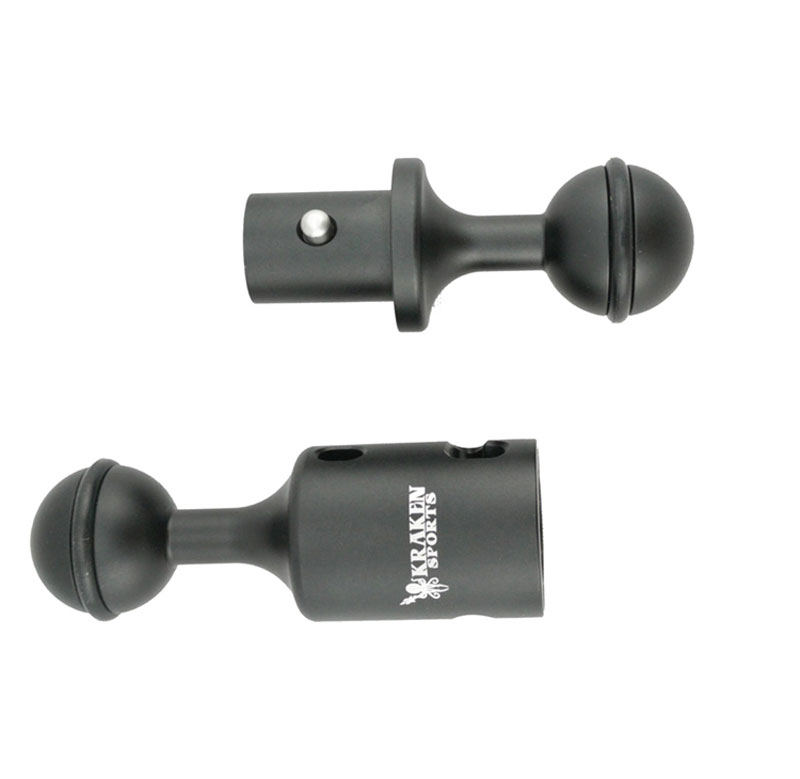 KRAKEN（クラーケン）クイックディスコネクト ダブルボールアーム 全長13.5cm [KR-BBQD] Quick Disconnect Arm Double Ball 水中カメラ 水中撮影 スキューバダイビング スノーケリング スキンダイビング