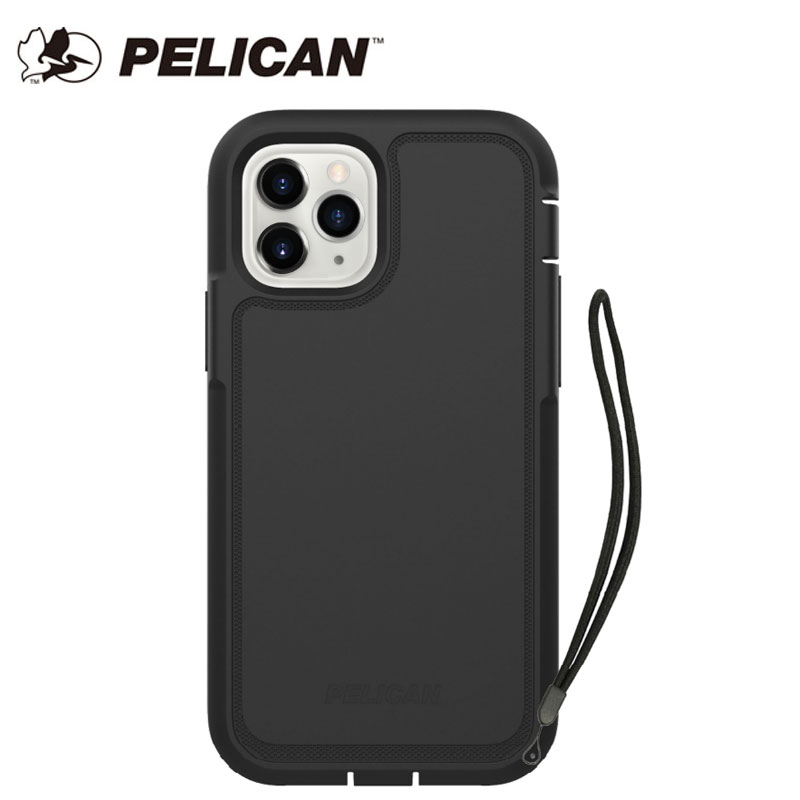 PELICAN (ペリカン) MARINE ACTIVE (マリンアクティブ) iPhone 12 & 12Pro用 6.1インチ ブラック モバイルプロテクター IP54 防塵・防滴対応 抗菌コーティング 5.5m落下耐衝撃 ワイヤレス充電対応 ストラップ付 [PP044114] MARINE ACTIVE for iPhone12 & 12 Pro