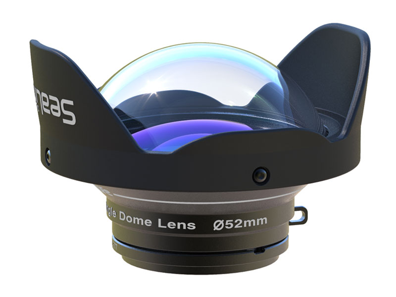 SEALIFE（シーライフ）0.5x ワイドコンバージョンドームレンズ 52mm [SL050] 国内正規品 100m防水 Wide Angle Dome Lens for DC-Series 水中カメラ 水中撮影 スキューバダイビング スノーケリング スキンダイビング