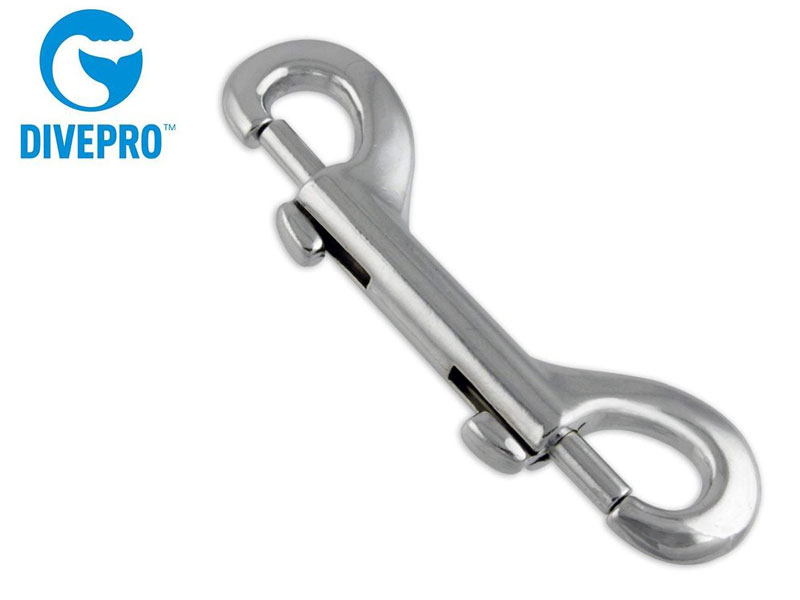 DIVEPROʥ֥ץ[Z06B] 316 ƥ쥹 ֥륨 ȥꥬեå ܥȥʥå 100mm  316 Stainless Steel Double End Trigger Hook Bolt Snap 楫 滣 塼Хӥ Ρ ӥ