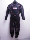 中古 GULL ガル 5mm ウェットスーツ レディース サイズ:MS パワーテックジャージ 手足首ファスナー付き