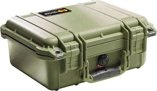 PELICAN（ペリカン） プロテクターケース 1400 フォーム無し OD GREEN [ODグリーン] [1400-001-130] 携帯電話 デジカメケース 保護ケース スキューバダイビング ハードケース [要納期確認]