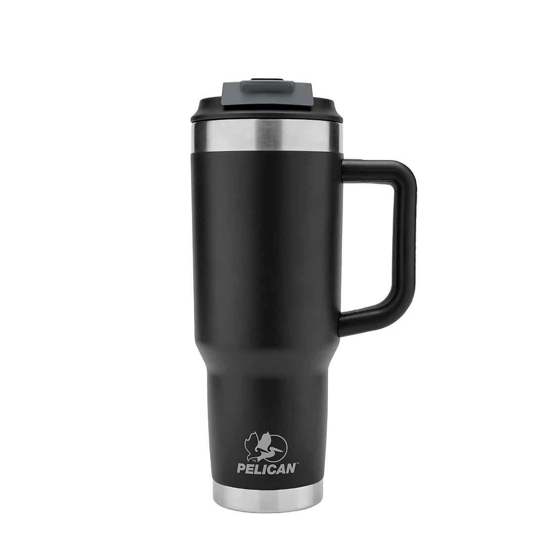 PELICAN PORTER DUAL ペリカン ポーター デュアル ブラック 40oz/1180ml ダブルウォールステンレスタンブラー [Jet Black] 保冷16時間/保温9時間 耐衝撃