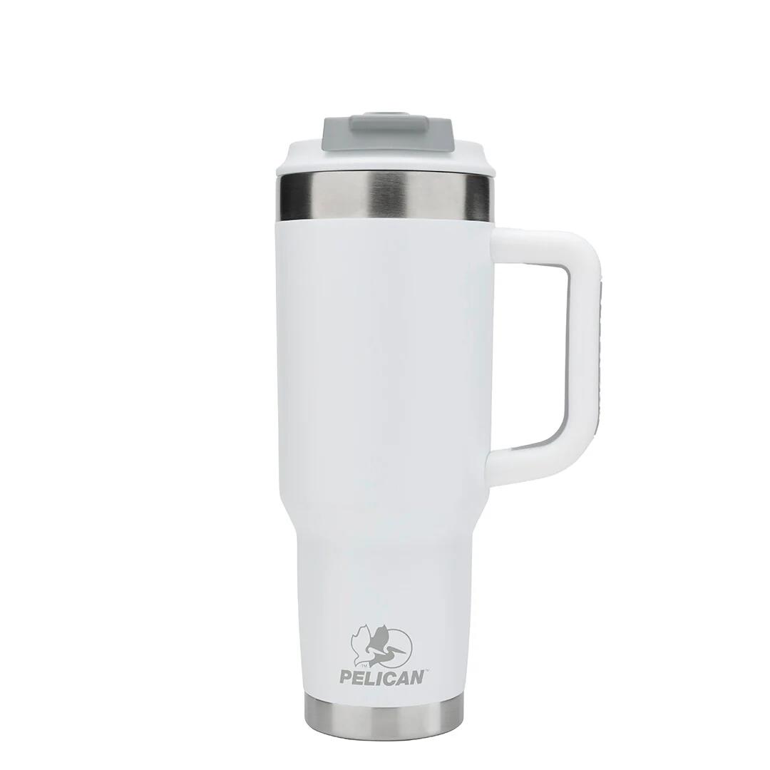 PELICAN PORTER DUAL �ڥꥫ�� �ݡ����� �ǥ奢�� �ۥ磻�� 40oz/1180ml ���֥륦�����륹�ƥ�쥹����֥顼 [Bright Wh...