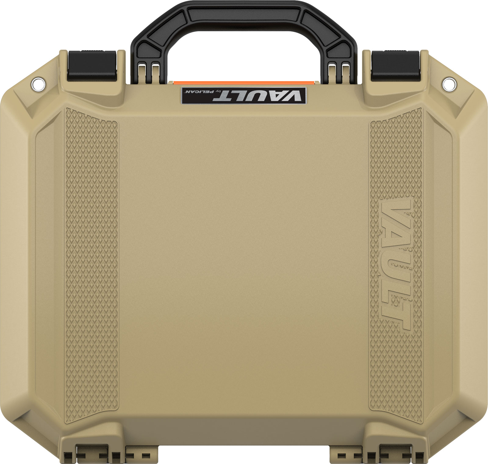 街のダイビング屋さん 楽天市場店のPELICAN ペリカン Vault Medium Case V200C ボルトミディアムケース フォーム付き カラー:TAN タン サイズ:39.1 x 33.2 x 15.6 cm 容量:13L 機器ケース 保護ケース 防水 耐衝 [VCV200-0020-TAN]｜アングル2