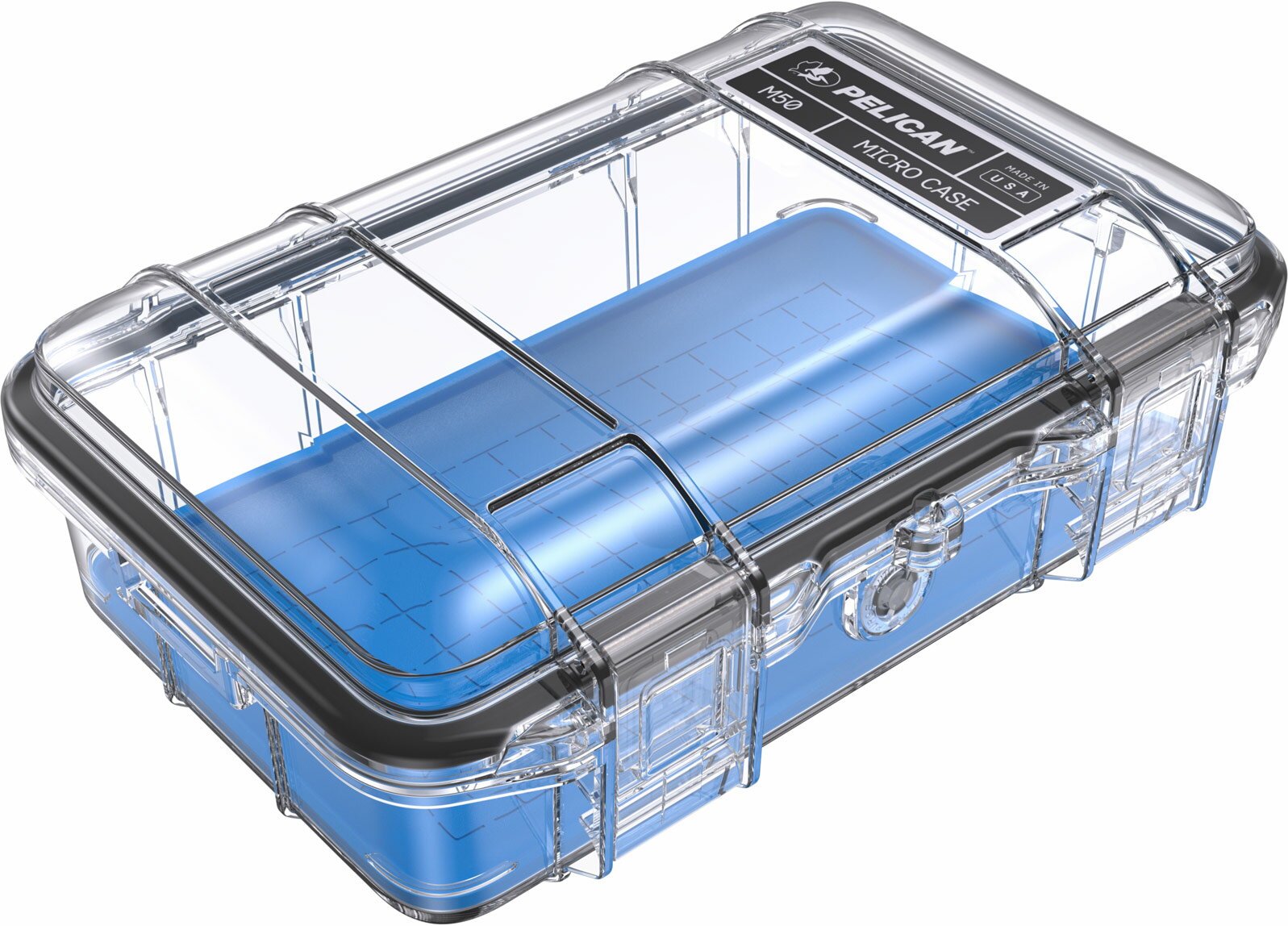 Other - PELICAN ペリカン M50マイクロケース カラー:BLUE CLEARブルークリア サイズ:20.6 x 14 x 7.4 cm 携帯電話 デジカメケース 保護ケース ハードケース [M500-0260-100]