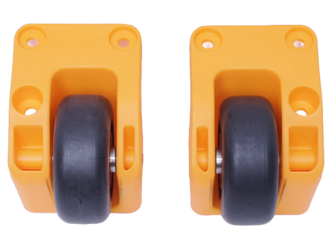 Suit Case - PELICAN ペリカン AIR交換用ホイール 2個セット ハウジング付き キャスター YELLOW イエロー [1615-341-240] 対象機種：AIRケース1595/1607/1615/1637
