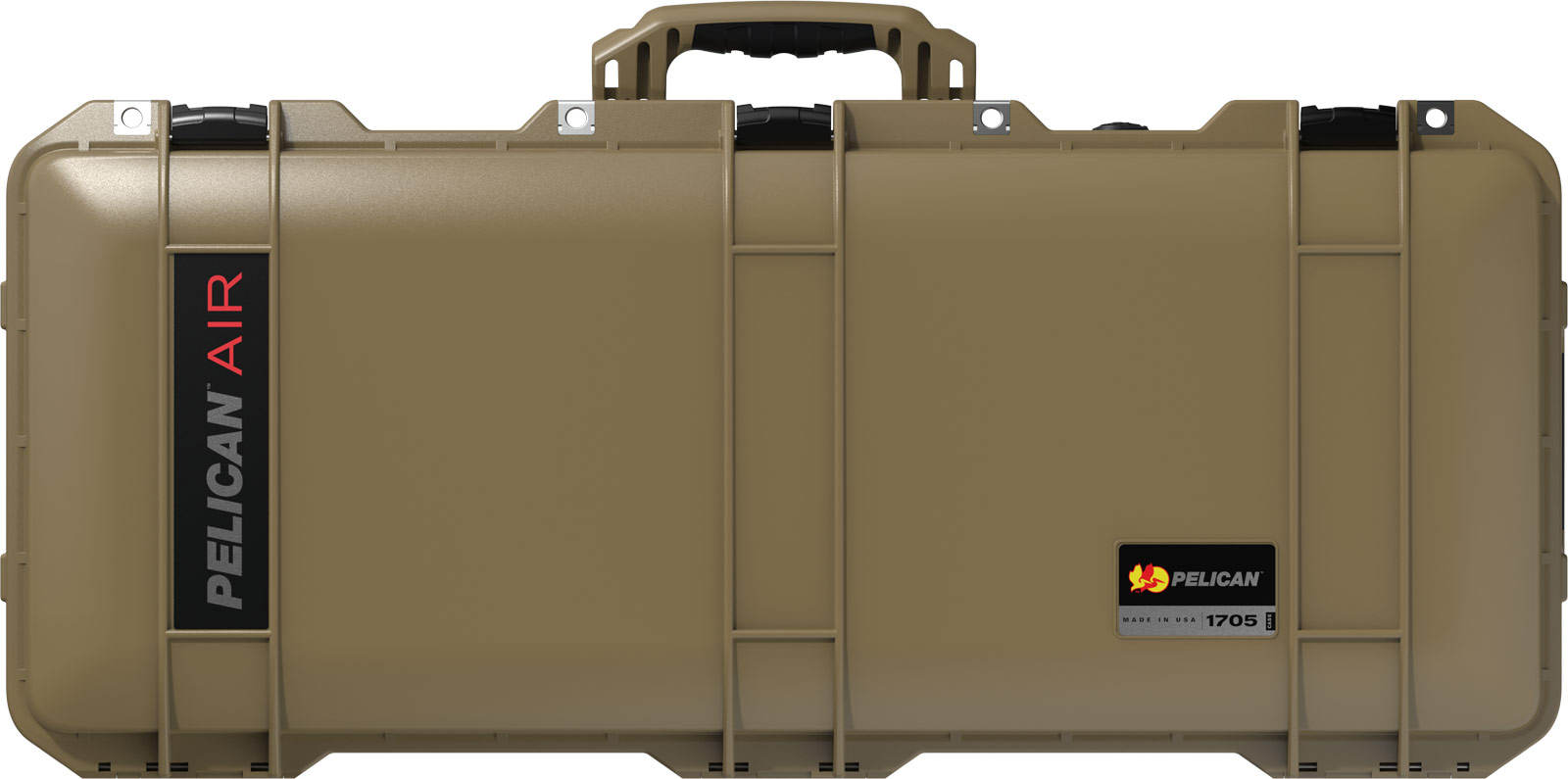 PELICAN ペリカン 1705 エアケース フォーム付き OCP Tan [017050-0000-199] 1705AIR,WL/WF,PB,TAN499 プレスアンドプルラッチ