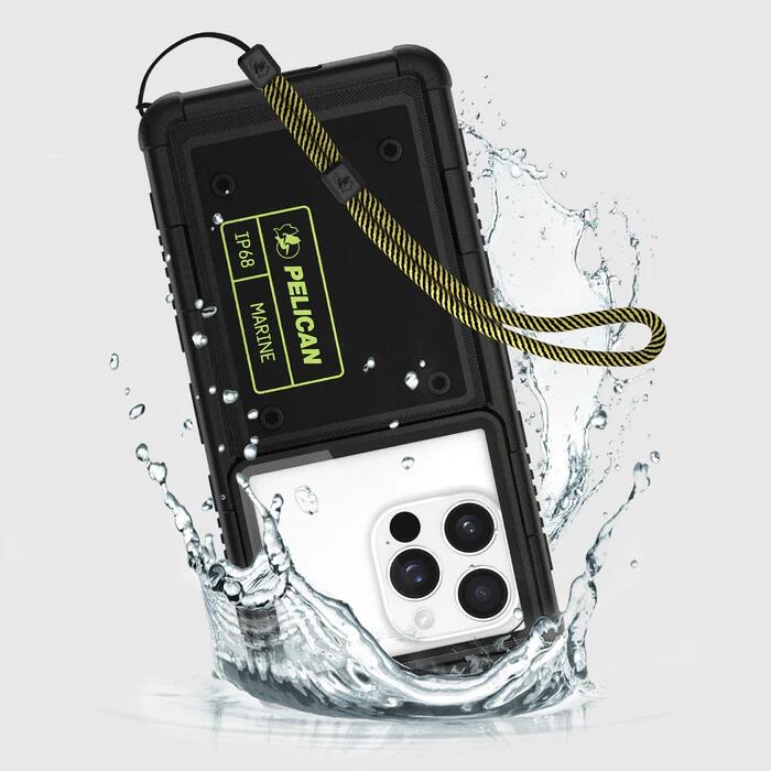 Pelican ペリカン IP68防水 7インチ対応 ユニバーサルウォータープルーフケース 水中撮影 通話可 ネックストラップ付き [PP054790] 防..