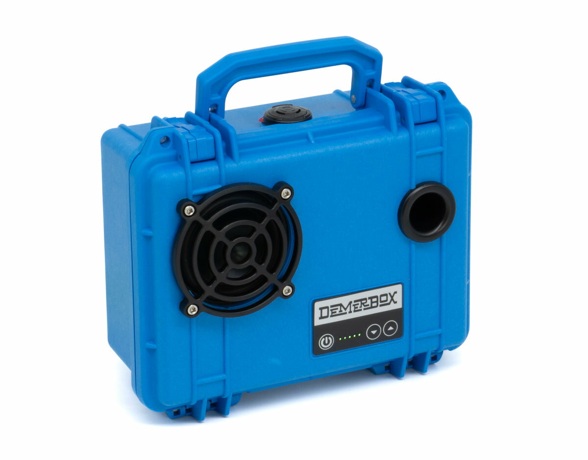 DemerBox デマーボックス DB1 タフ防水Bluetoothスピーカー Roseau Blue [DB-1150-BLU] 米国発・超耐久設計 大音量＆深い低音 40+時間再生 USB充電対応 PELICAN CASE ペリカンケース
