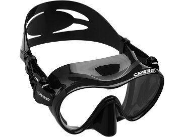 CRESSI（クレッシー）F1 (エフワン) フレームレス ダイビングマスク 一眼レンズマスク シュノーケリング 水中メガネ　全6色