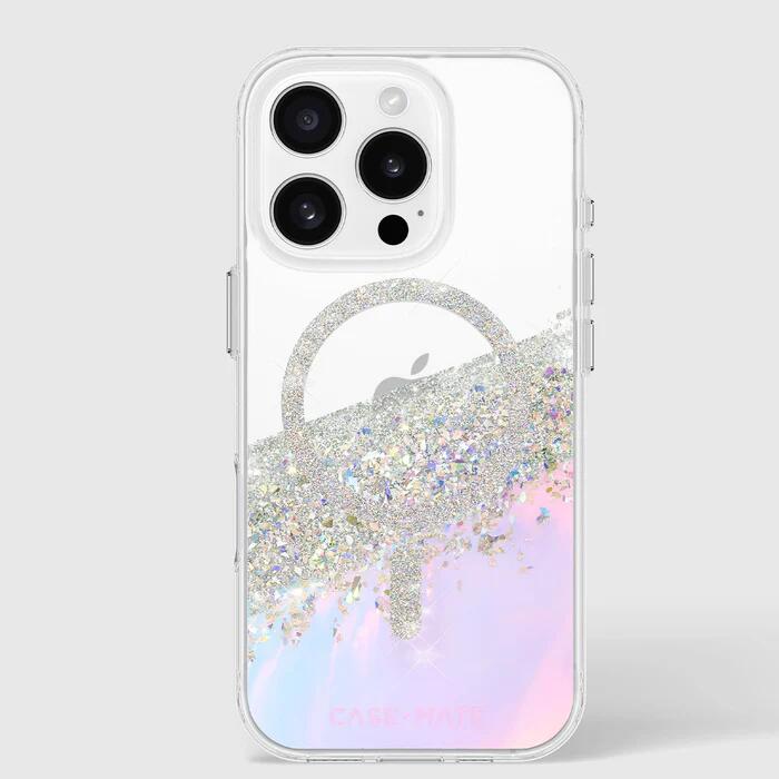 Case-Mate ケースメイト iPhone16 Pro用 MagSafe対応 [CM054716] Karat Soap Bubble 耐衝撃 スマホケース 透明ケース