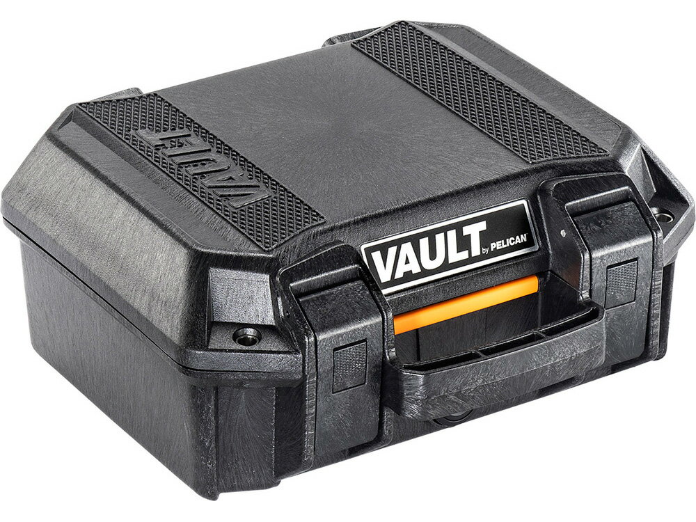 PELICAN(ペリカン) Vault Small Pistol Case V100 ボルトスモールケース フォーム付き BLACK ブラック 機器ケース 保護ケース 防水 耐衝