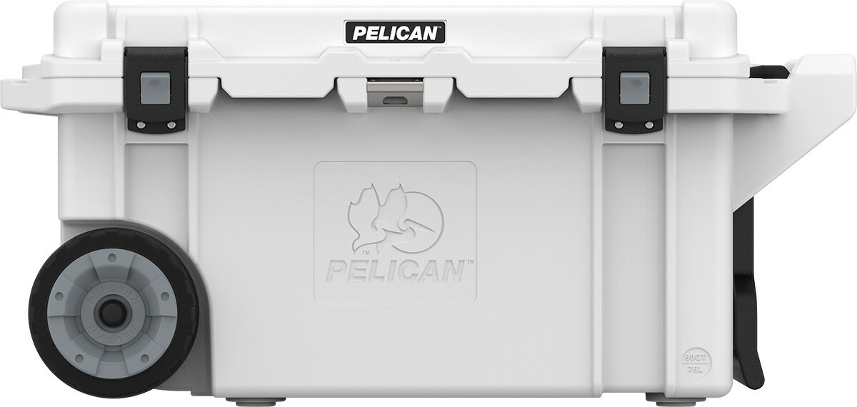 PELICAN（ペリカン）80QT Elite キャスター付 ホワイト/グレイ 80QW-1-WHT エリートクーラーボックス 保冷