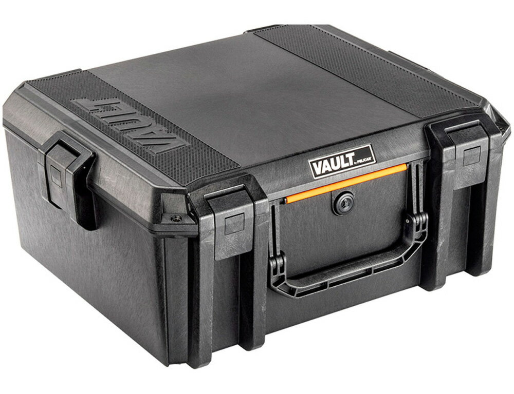 PELICAN(ペリカン) Vault Large Equipment Case V600 フォーム付き BLACK ブラック 機器ケース ハードケース