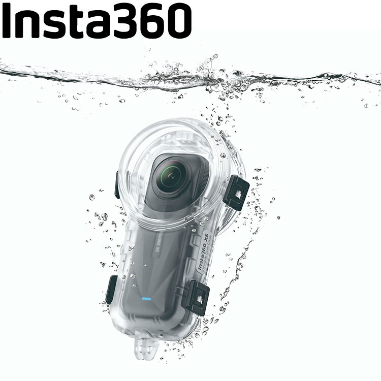 [ Insta360 ] X5 見えない潜水ケース 360度全景アクションカメラ 防水プロテクタ ハウジング ウエアラ..