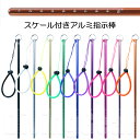 アルミニウム スティック ロッド 10cmスケール付きアルミ指示棒