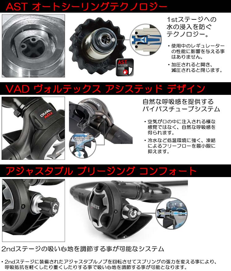 DivingGearの[ mares ] マレス　28XR - HR レギュレーター ダイビング Regulator Diving 重器材｜アングル2