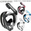 Cressi(クレッシー) DUKE FULL FACE MASK デュークフルフェイスマスク スノーケリング用マスク