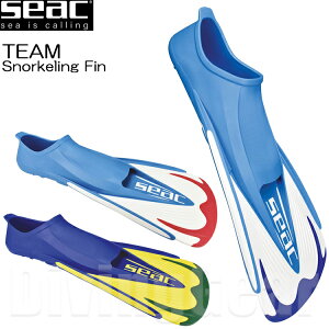 SEAC(シアック)　TEAM チーム フルフットフィン 水泳 スイミング スノーケリング プール 海水浴 足ヒレ 足ひれ