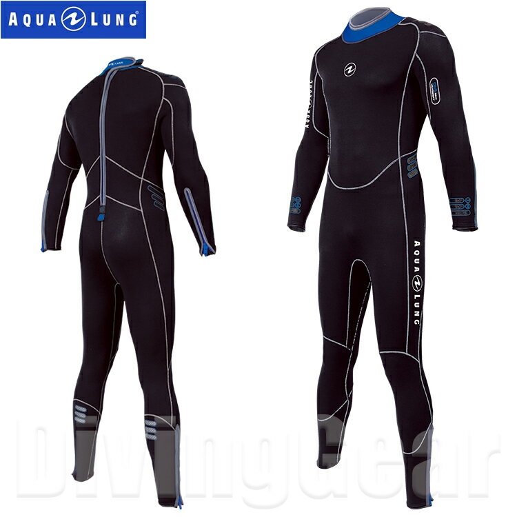 AQUA LUNG(アクアラング) 5.5mm プレザント ウェットスーツ メンズ PREASANT WET SUITS 防寒 保温 ウエットスーツ 寒冷地ダイビング向け 男性用