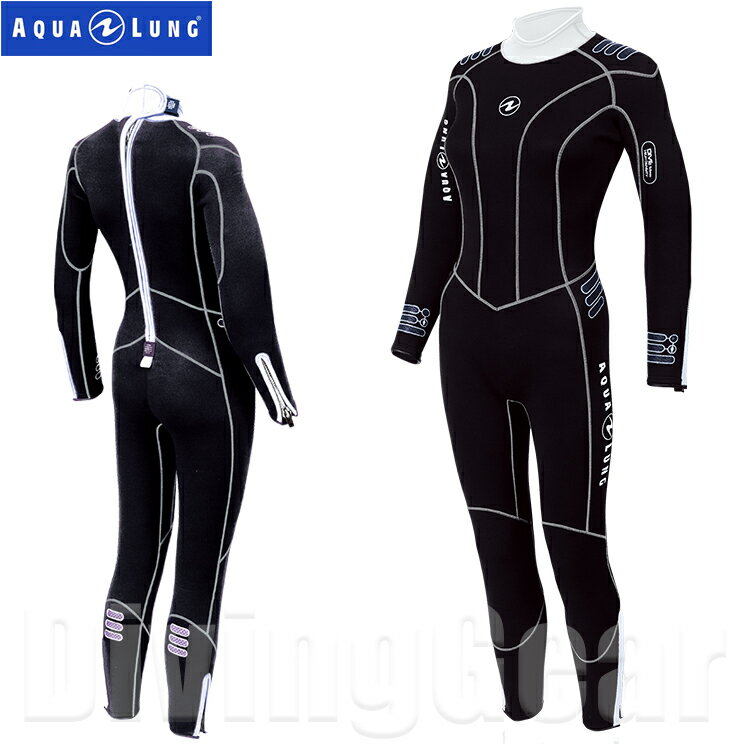 AQUA LUNG(アクアラング)　5.5mm プレザント ウェットスーツ レディース PREASANT WET SUITS 防寒 保温 ウエットスーツ 寒冷地ダイビング向け 女性用 ウィメンズ Womens Ladies