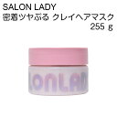 SALON LADY　サロンレディ　密着ツヤぷるクレイヘアマスク　おうちdeサロン体験　ヘアパック　ダメージケア　うねり・クセ毛抑制　ピンククレイ配合