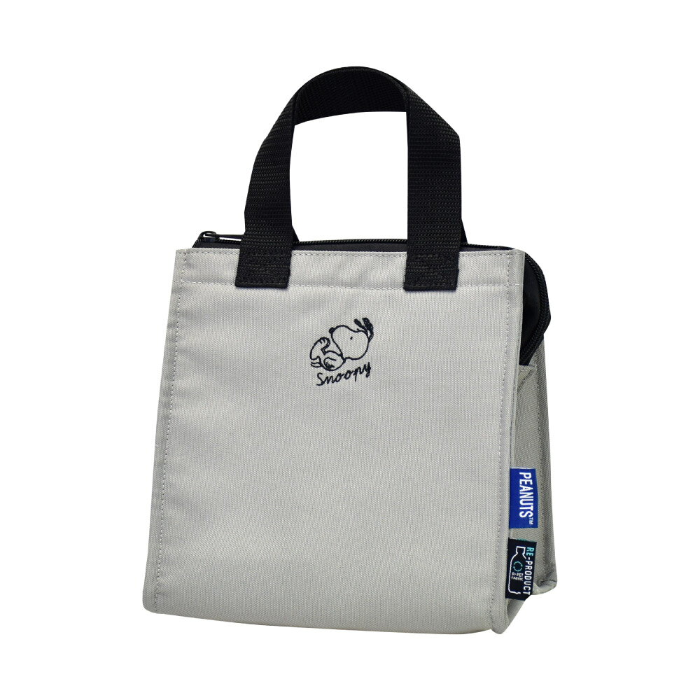 Rakuten - スヌーピー ミニトートバッグ トート バック ランチバッグ 手提げバッグ グレー(SPZ-2866) 小さめ サスティナブル エコ レディース 大人 女性 大学生 女子 女の子 高校生 中学生 お出かけ サブバッグ エコバッグ キャラクター グッズ
