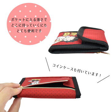 ベティー・ブープ 財布 サイフ 折財布 レディース 女子 二つ折り 二つ折 カード収納 キーホルダー 小銭入れ コイン 収納 コンパクト キャラクター 女の子 メンズ 男子 大人 大学生 高校生 中学生 通勤 通学 人気 ブランド おしゃれ オシャレ 可愛い かわいい