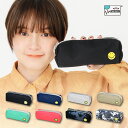 メール便送料無料 スマイル ペンケース 筆箱 文具 化粧ポーチ コスメポーチ トラベルポーチ キャラクター グッズ コラボ ナイロン 大容量 大きめ 2ルーム ...
