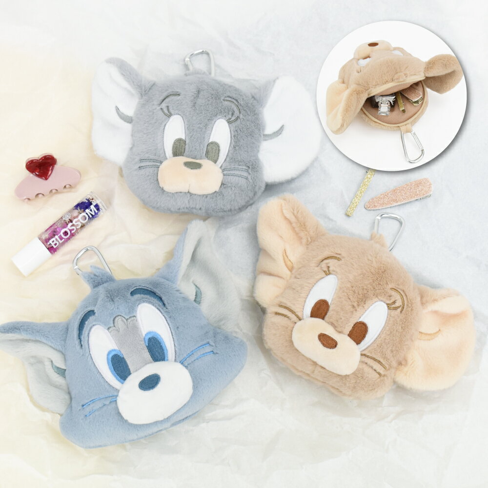 Rakuten - トムとジェリー トム ジェリー タフィー ポーチ ぬいぐるみ マスコット カラビナ付き シンプル バッグチャーム 高校生 中学生 小学生 大学生 大人 レディース メンズ 女子 女の子 男の子 化粧ポーチ 通勤 通学 旅行 おしゃれ 可愛い かわいい 人気 キャラクター グッズ