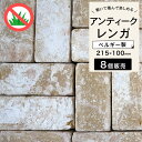 レンガ 煉瓦 約215×100×65mm ベージュ アイボリー ベルギー産 ハンドメイドレンガ 敷き レンガ ブリック レンガブロック アプローチ 花壇 造園 ...