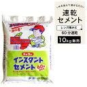 セメント コンクリート補修剤 修理 施工 速乾 水で混ぜるだけ トーヨー レンガ花壇 ブロック塀 土間 ヒビ割れ 池水漏れ修理 DIY【60分速乾性インスタント...