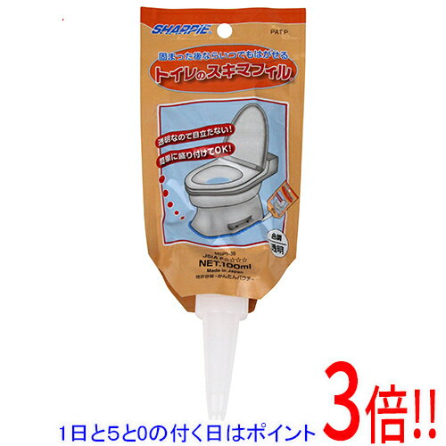 【5．0のつく日は3倍！1日も18日も3倍！】SHARPIE トイレのスキマフィル パウチ クリア クリア 100ml