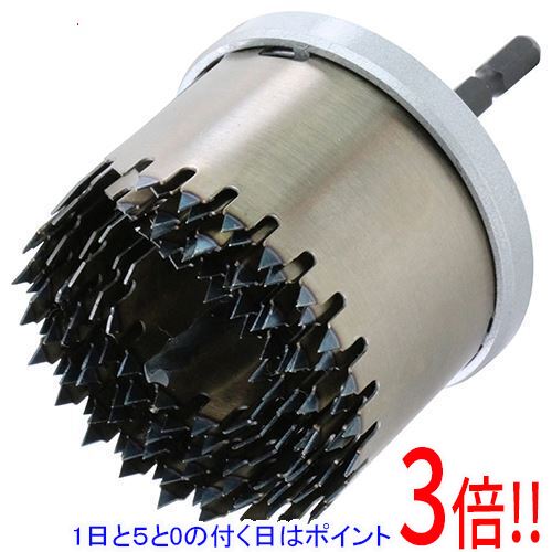 平日午前8時までにご注文・決済完了で提携倉庫より当日出荷いたします。なお、北海道・沖縄・離島の方は出荷まで2日〜7日かかります。予めご了承ください。ご注文・お支払い後は商品の手配を行いますのでのキャンセルはお受けできません。 代金引換のご注文はお受けできません。厚物の穴あけがスピーディーにできます。インパクトドライバーやドリルドライバーで木材の穴あけ作業。木、ベニヤ、合板等の穴あけに使用できます。インパクトドライバーやドリルドライバーで使用できます。●6.35六角軸。●穴あけ径：32、38、45、50、55、60、65mm。●特殊快速刃。●刃部：総焼き入れ。●刃：炭素鋼。●本体：アルミダイキャスト。無理に押し込んだり、インパクトがかかりすぎない様にしてください。軸折れや刃部の焼けを起こす場合があります。※返品についてはこちらをご覧ください。　