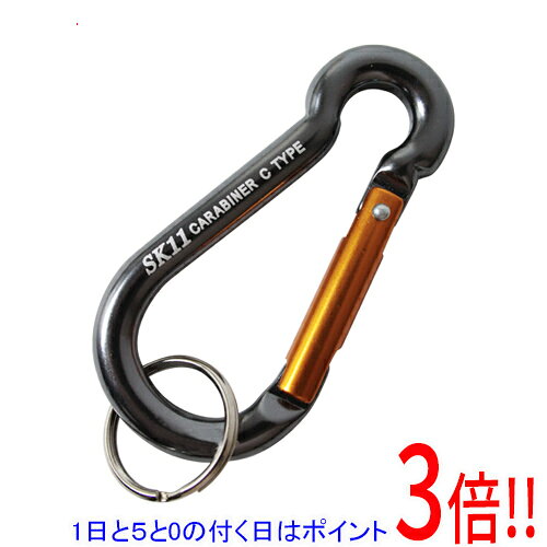 SK11 アルミカラビナ C SAC-770Cブラック