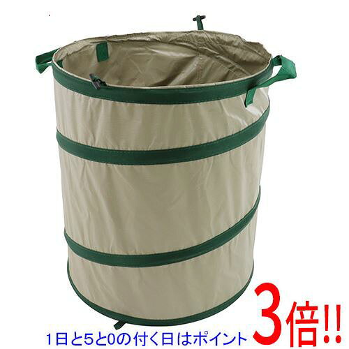 平日午前8時までにご注文・決済完了で提携倉庫より当日出荷いたします。なお、北海道・沖縄・離島の方は出荷まで2日〜7日かかります。予めご了承ください。ご注文・お支払い後は商品の手配を行いますのでのキャンセルはお受けできません。 代金引換のご注文はお受けできません。自立可能で収納もコンパクト、園芸道具の持ち運びや道具入れに便利です。万能バケツ。園芸作業全般用です。たためばコンパクトに収納できます。スプリング内蔵で自立します。庭掃除時のゴミ箱として最適です。土・肥料などの混合などにも使用できます。●容量：90L。●サイズ：550×550×650mm。●撥水加工で丸洗い可能。●PVC。本来の用途以外には使用しないで下さい。使用前には本体あるいは部品にがたつき・緩みが無いことを確認してください。使用後は汚れを取り、子供の手の届かない安全な場所に保管してください。※返品についてはこちらをご覧ください。　