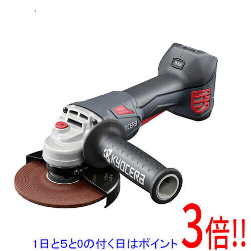 メーカー受発注によりご注文後のキャンセルはお受けできません。安全性を重視したパドルスイッチ仕様、握り部周長144mmの細握りで作業者の疲労を軽減した最大出力900Wのハイパワータイプの充電式ディスクグラインダーです。鉄研削、鋼管・鋼材・鉄筋の切断、ステンレスの研磨、コンクリートの切断・面取り。セフティロック機構があるので不意にハンドルを握りこんでも製品が起動することがありません。キックバック軽減機能が付いているので不意に発生する事故を防止出来ます。握り部の周長はクラス最短144mm、握り部長さは70mmなので指4本で握りこめて操作性が良いです。研削、切断共に実使用トルク範囲での回転数が高く、作業スピードが速いです。ダイヤル式による無段階変速(ダイヤル1〜5)で作業に応じた回転数調整が可能です。●砥石径：125mm(外径)×22mm(内径)。●定格速度：8000min-1。●電源：DC18V(リチウムイオン)。●充電時間：37分。●品名コード：629801B。●本体のみ。●付属品：カニ目スパナ×1本・補助ハンドル×1本。取扱説明書をお読みの上、正しくお使いください。使用する砥石は72m/s以上の正規の砥石を取付けて正しい仕様面で研削してください。使用する砥石は72m/s以上の正規の砥石を取付けて側面や上面では研削しないでください。砥石カバーを取付けて使用してください。乾式用のため水・研削液などは使用しないでください。用途以外の刃物(丸ノコ刃・チップソーなど)での切断はしないでください。※返品についてはこちらをご覧ください。　