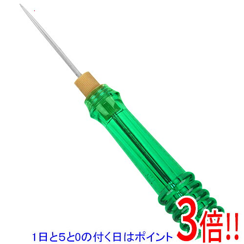 平日午前8時までにご注文・決済完了で提携倉庫より当日出荷いたします。なお、北海道・沖縄・離島の方は出荷まで2日〜7日かかります。予めご了承ください。ご注文・お支払い後は商品の手配を行いますのでのキャンセルはお受けできません。 代金引換のご注文はお受けできません。太針と細針の2種類の針が差し替えできます。穴あけ、ケガキ、精密作業。柄に針を収納できます。●針の長さ：(太針)約60mm・(細針)約45mm。●針：炭素工具鋼。●柄：樹脂。表示用途以外には使用しないで下さい。針先は鋭利ですので取扱には十分注意して下さい。子供の手の届く所には置かないで下さい。電気の流れている物には使用しないで下さい。ハンマー等で叩いて使用しないで下さい。変形や破損の原因となりますので、コジたりテコとして使用しないで下さい。金属など硬い物、ガラス・プラスチックなど割れやすい物には使用しないで下さい。作業中は保護メガネ・手袋を着用して下さい。※返品についてはこちらをご覧ください。　