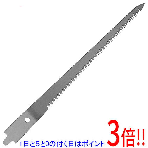 平日午前8時までにご注文・決済完了で提携倉庫より当日出荷いたします。なお、北海道・沖縄・離島の方は出荷まで2日〜7日かかります。予めご了承ください。ご注文・お支払い後は商品の手配を行いますのでのキャンセルはお受けできません。 代金引換のご注文はお受けできません。替刃式引廻鋸用の替刃です。ボード、塩ビパイプなど切断や切り抜き、円形・曲線加工作業。鋸身の刃厚が厚く、細幅のため、円形・曲線切りに最適です。刃の全長が短いため、奥行きのないボードの切り抜き・塩ビパイプのくり抜きに便利です。背研ぎで部材を傷めにくく、刃先での突き作業も可能です。●刃長：120mm。●刃厚：1.0mm。表示用途以外では使用しないで下さい。刃部は鋭利に仕上がっていますので、取り扱いには十分に注意して下さい。また作業中に刃部へは手を近づけないで下さい。作業中は、手袋・安全メガネなどの保護具を使用して下さい。作業前には、必ず周囲の安全の確認、十分な作業スペースの確保をして下さい。柄及び刃部に割れや亀裂、ガタツキがある場合には使用しないで下さい。切断対象物に釘などの金属類がある場合は必ず取り除いてから作業を行って下さい。金属類の切断はできません。作業後は、刃の間の切りクズを取り除き、汚れや水気を十分に拭き取り、サビ防止のためミシン油などを塗布して保管して下さい。保管の際には、付属のカバーに収納するなど刃部をカバーして保管して下さい。※返品についてはこちらをご覧ください。　